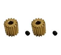 Giwnhvx Lot de 2 engrenages de moteur en métal QWJ05 pour Xinlehong Q901 Q902 Q903 1/16 RC Pièces de rechange Accessoires