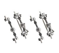 Giwnhvx Lot de 2 essieux avant et arrière entièrement en métal pour MN D90 MN-90 MN96 MN98 MN99S MN45 1/12 RC Accessoires de pièces de mise à niveau B