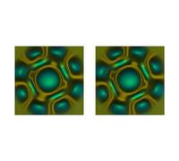 Giwnhvx Lot de 2 films d'observation magnétiques de 10,2 x 10,2 cm - Champ statique magnétique - Détecteur de motifs