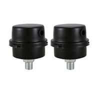 Giwnhvx Lot de 2 filtres d'admission pour compresseur d'air 1/4BSP Filetage 13 mm Noir