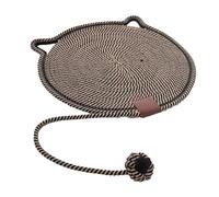 Giwnhvx Lot de 2 grattoirs en corde de coton pour chat, tapis de lit, aiguiseur de griffes, grattoir pour chat