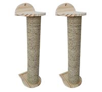 Giwnhvx Lot de 2 griffoirs muraux en sisal pour protéger les meubles