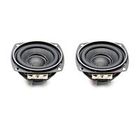 Giwnhvx Lot de 2 haut-parleurs audio 4Ω 10 W 66 mm basses multimédia avec trou de fixation pour home cinéma