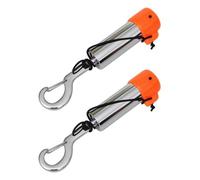 Giwnhvx Lot de 2 hochets de plongée, multifonction, sac de rangement de rechange pour joint torique, décibels élevés au lieu de Ding Ding, type crochet