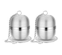 Giwnhvx Lot de 2 infuseurs à thé en acier inoxydable pour thé, épices et la plupart des tasses et théières