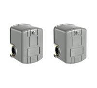 Giwnhvx Lot de 2 interrupteurs à pessure pour pompe de puits, 40-60 psi pression d'eau différentiel réglable, 0,6 cm femelle NPT