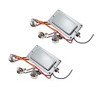 Giwnhvx Lot de 2 kits de harnais pré-câblés pour guitare électrique Humbucker avec potentiomètre 500 K