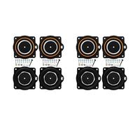 Giwnhvx Lot de 2 kits de reconstruction de pompe à air compatibles avec les aérateurs Hi Blow HP60, comprend 8 diaphragmes, vis et épingles de sûreté