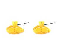 Giwnhvx Lot de 2 laisses pour perroquet jaune - Harnais réglable pour l'extérieur - Corde d'entraînement anti-morsure - Bande volante douce et confortable