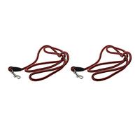 Giwnhvx Lot de 2 laisses tressées en cuir synthétique pour chien - S