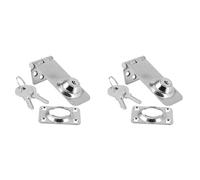 Giwnhvx Lot de 2 loquets de sécurité en acier inoxydable 304 pour bateau, cabine, pont, casier, porte, yacht