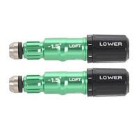 Giwnhvx Lot de 2 manchons adaptateurs d'arbre de golf .350 vert 1,5 pour pilote R11S R11