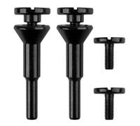 Giwnhvx Lot de 2 mandrins de montage de 9,5 mm et 6,35 mm, trou de mandrin pour accessoires de meuleuse à matrice