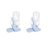 Giwnhvx Lot de 2 mangeoires d'eau potable à suspendre pour perroquets et oiseaux 500 ml