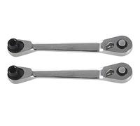 Giwnhvx Lot de 2 mini clés à cliquet double rapide