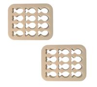 Giwnhvx Lot de 2 mini emporte-pièces en forme de poisson rouge pour enfants sans gluten