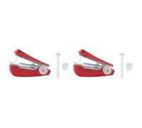 Giwnhvx Lot de 2 mini machines à coudre manuelles de poche pour usage domestique et voyage