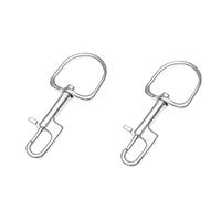 Giwnhvx Lot de 2 mousquetons en acier inoxydable de 110 mm pour plongée sous-marine, accessoires BCD