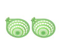 Giwnhvx Lot de 2 nids d'oiseaux creux en plastique à suspendre pour perroquet, canari