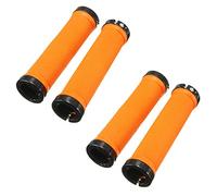 Giwnhvx Lot de 2 paires de poignées de guidon de vélo BMX Orange