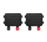 Giwnhvx Lot de 2 panneaux solaires photovoltaïques 60-1500 W étanches IP67 pour connecteur de système solaire photovoltaïque