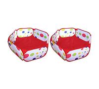 Giwnhvx Lot de 2 parcs pliables pour petits animaux - Pour l'extérieur et l'intérieur - Pour hérissons, hamster