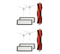 Giwnhvx Lot de 2 pièces d'aspirateur pour robot aspirateur 1S S50 S51 S52 S55 HEPA brosse latérale brosse principale accessoires