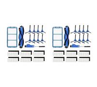 Giwnhvx Lot de 2 pièces de rechange pour aspirateur RoboVac 11S, RoboVac 15C, 25C, 35C, RoboVac 12, RoboVac 30, RoboVac 15T