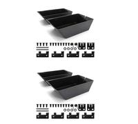 Giwnhvx Lot de 2 pièces de rechange pour bateau d'appât RC 2011-5 - Accessoires améliorés pour bateau à appâts 2011-5, noir