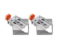 Giwnhvx Lot de 2 pinces de positionnement rapide pour épissure de panneaux de bois à angle droit de 90 degrés - Pince de fixation à angle droit - Fermée - Facile à utiliser