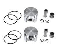 Giwnhvx Lot de 2 pistons et anneaux de 38 mm pour tronçonneuse MS180 018 180 10 mm