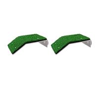 Giwnhvx Lot de 2 plateformes de repos pour tortues de pelouse, rampe de tortue artificielle pour aquarium de tortues, reptile L