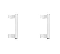 Giwnhvx Lot de 2 poignées de porte coulissante en aluminium de 20,3 cm pour porte coulissante en verre, poignées de porte coulissante pour porte de terrasse avec trous de montage de 16,5 cm