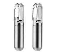 Giwnhvx Lot de 2 porte-bagages de poche, porte-bagages de voyage, en acier inoxydable, étanche, porte-bagages de voyage