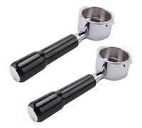 Giwnhvx Lot de 2 porte-filtres 51 mm pour ECP3420 EC155 BCO430 EC260, 51 mm sans fond pour porte-filtre 2 oreilles