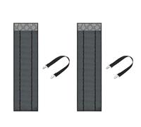 Giwnhvx Lot de 2 porte-rouleau en vinyle avec 48 compartiments, organisateur pour ranger les rouleaux en vinyle mural, organisateur pour pièces artisanales et arbre gris