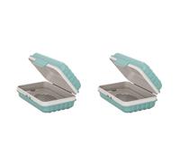 Giwnhvx Lot de 2 porte-savon, porte-savon pour douche, porte-savon de voyage avec couvercle pour salle de sport, porte-savon de voyage