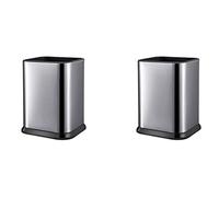 Giwnhvx Lot de 2 porte-ustensiles de cuisine, porte-ustensiles pour comptoir de cuisine, organisateur stable et profond pour un nettoyage facile