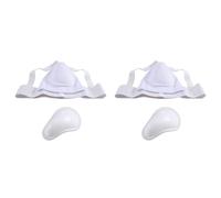Giwnhvx Lot de 2 protections d'aine pour homme - Pour boxe, kickboxing, Muay - Aération réglable - Pour entraînement de karaté - Taille S