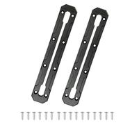 Giwnhvx Lot de 2 rails de kayak à profil bas de 26,4 cm pour support de canne à pêche, accessoires de piste de kayak