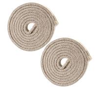 Giwnhvx Lot de 2 rouleaux de feutre auto-adhésifs haute performance pour surfaces dures (1/2 x 60), blanc crème