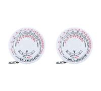 Giwnhvx Lot de 2 rubans de mesure ronds pour mesurer la taille et la perte de poids - 1,5 m de long