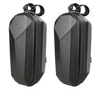 Giwnhvx Lot de 2 sacoches avant universelles 4 L entièrement étanches pour scooter électrique, voiture, vélo, coque rigide en EVA