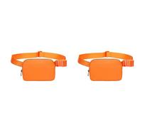 Giwnhvx Lot de 2 sacs banane de course à pied pour femme avec sangle réglable pour randonnée, sport, voyage B