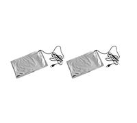 Giwnhvx Lot de 2 sacs de conservation de la chaleur avec thermostat USB pour l'extérieur, sac à déjeuner, sac de nourriture, chauffe-lait