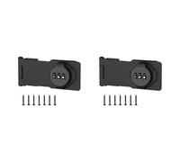 Giwnhvx Lot de 2 serrures à combinaison sans clé - Serrure à combinaison à 3 chiffres pour portes d'armoire - Loquet à bouton tournant avec code à mot de passe