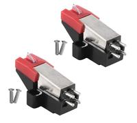 Giwnhvx Lot de 2 stylets dynamiques magnétiques pour tourne-disque - Pour tourne-disque - Accessoires pour gramophone