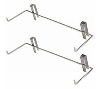 Giwnhvx Lot de 2 supports de cadre d'apiculture en acier inoxydable pour ruche et perchoir