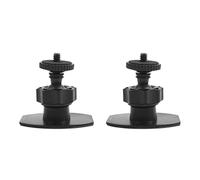 Giwnhvx Lot de 2 supports de fixation à ventouse pour caméra d'action Noir