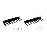 Giwnhvx Lot de 2 supports de rangement multi-usages pour matériel de gym, bandes de résistance, support de rangement pour haltères
